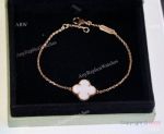 VC&A Vintage Allhambra Bracelet White Onyx Bracelet